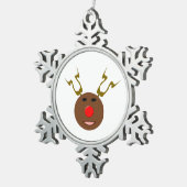 Cyber Kerstrennier Ornament (Rechts)