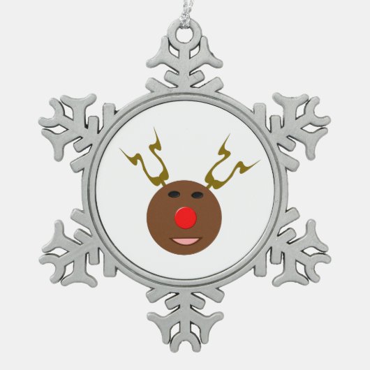 Cyber Kerstrennier Ornament (Voorkant)