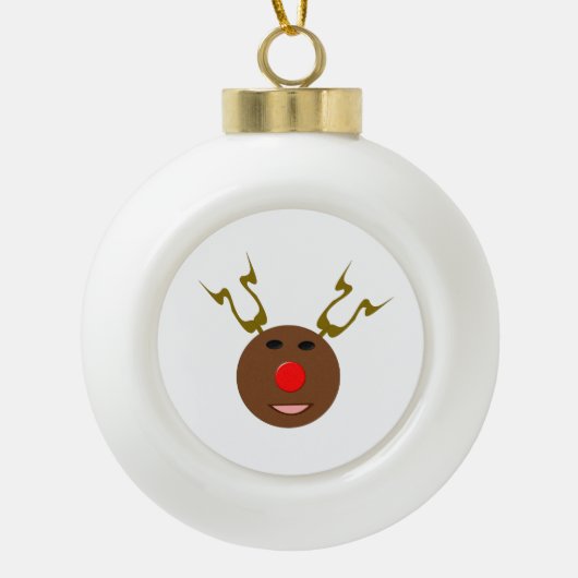 Cyber Kerstrennier Ornament (Voorkant)