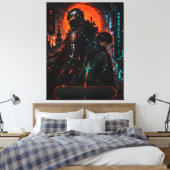 Cyber Knight Vader Zoon Canvas Kunst (Insitu (Slaapkamer))