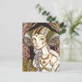 Cyber Lady Briefkaart (Staand voorkant)