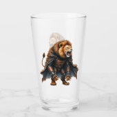 Cyber Leeuw van de Woestenijen Glas (Achterkant)