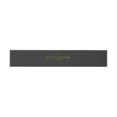 Cyber Lime Jet Black Basic Suite Bruiloft Uitnodigingen Wikkel (Vlak)