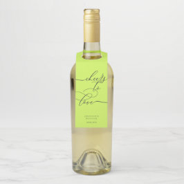 Cyber Lime Jet Black Signature Party Celebration Flessenhanger