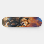 Cyber Lion of the Wastelands Persoonlijk Skateboard (Horizontaal)