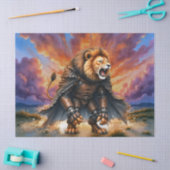 Cyber Lion of the Wastelands  Tissuepapier (Craft)