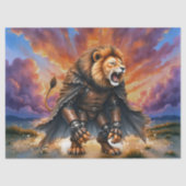 Cyber Lion of the Wastelands  Tissuepapier (Voorkant)