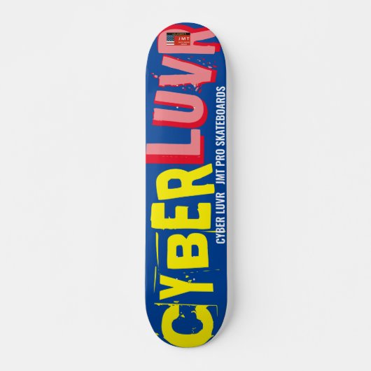 CYBER LUVR JMT 7 3/4" Skateboarddek Persoonlijk Skateboard (Voorkant)