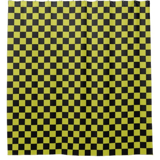 Cyber lyme checkerboard pattern douchegordijn (Voorkant)
