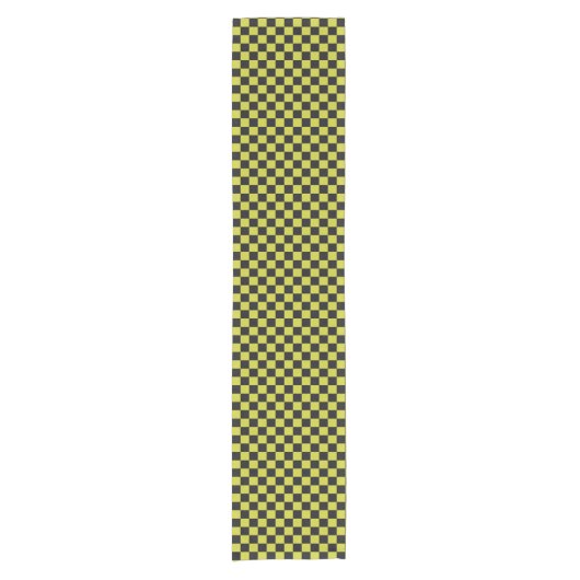 Cyber lyme checkerboard pattern korte tafelloper (Voorkant)