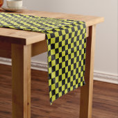 Cyber lyme checkerboard pattern korte tafelloper (Voorbeeld)
