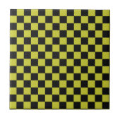 Cyber lyme checkerboard pattern tegeltje (Voorkant)