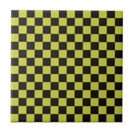 Cyber lyme checkerboard pattern tegeltje