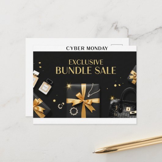 Cyber Maandag Briefkaart (Voorkant / Achterkant in situ)