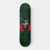 Cyber Matrix Cartoon Duivel Skateboard (Voorkant)