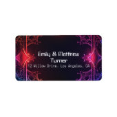 Cyber-Medieval Fusion Wedding Etiket (Voorkant)