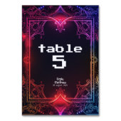 Cyber-Medieval Fusion Wedding Kaart (Voorkant)