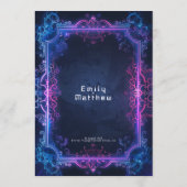 Cyber-Medieval Fusion Wedding Menu (Achterkant)