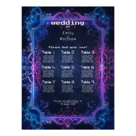 Cyber-Medieval Fusion Wedding Perfect Poster