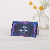 Cyber-Medieval Fusion Wedding Plaatskaartje (Achterkant)