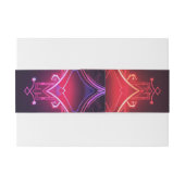 Cyber-Medieval Fusion Wedding Uitnodigingen Wikkel (Achterkant Voorbeeld)