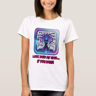 Cyber Medusa Neon - T-shirt voor dames