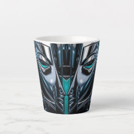 Cyber Metal Elegantie Latte Mok