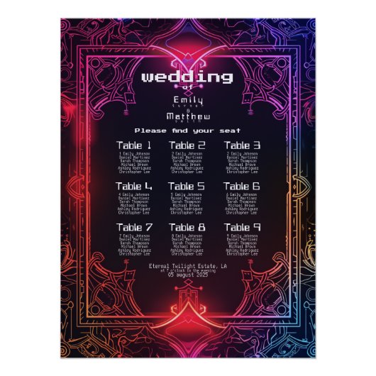 Cyber-Middeleeuwse Fusie Bruiloft Perfect Poster (Voorkant)