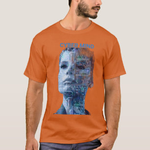 Cyber Mind Android - Toekomstige Cyberpunk Tech T-shirt