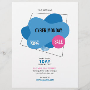 Cyber Monday-folder Flyer