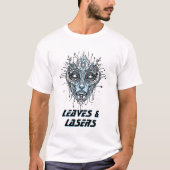 Cyber Natuur Goddess Face T-shirt (Voorkant)