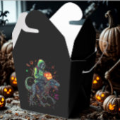 Cyber Neon Skeleton Riding Robo Dino – Halloween Bedankdoosjes