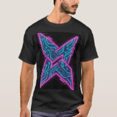 Cyber Neon X Circuit Board T-shirt (Voorkant)