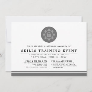 Cyber + Netwerkbeveiliging Trainingsgebeurtenis Kaart