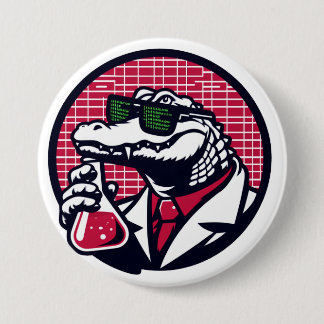 Cyber News Gator-Button Ronde Button 7,6 Cm