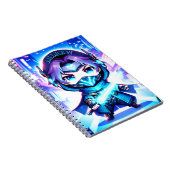 Cyber Ninja Chronicles - Futuristisch Anime Notiti Notitieboek (Rechterzijde)