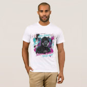 CYBER-NINJA GHOST PROTOCOL | Futuristisch Oni-mask T-shirt (Voorkant volledig)