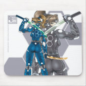 Cyber Ninja Mousepad Muismat (Voorkant)