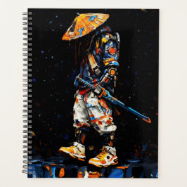 Cyber Ninja Paletmes Neon Oranje Impasto Planner