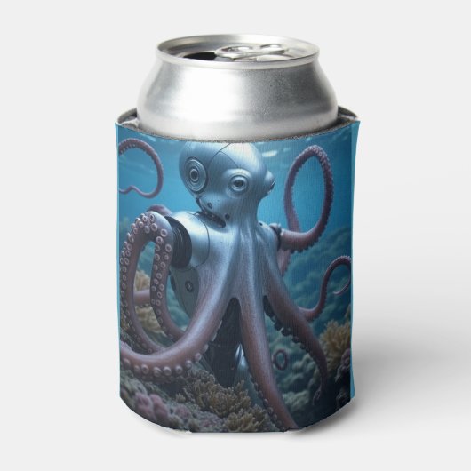 Cyber Octopus blikjeskoeler (Blikje Voorkant)