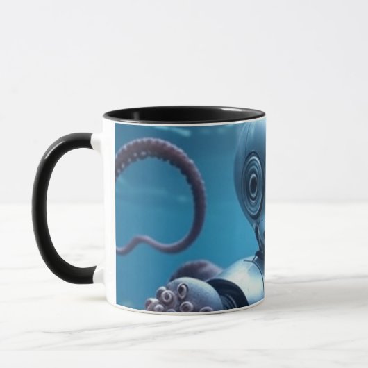 Cyber Octopus combo mug Mok (Links)