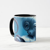 Cyber Octopus combo mug Mok (Voorkant links)