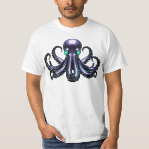 Cyber Octopus – futuristisch Zee T-shirt