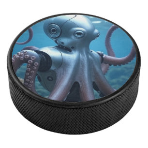 Cyber Octopus hockeypuck Hockey Puck