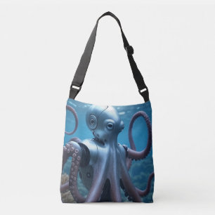 Cyber Octopus schouder crossbody tas