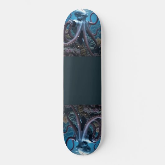 Cyber Octopus skateboard (Voorkant)