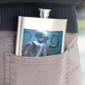 Cyber Octopus stainless steel flask Flacon (Voorbeeld)