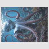 Cyber Octopus tissue paper Tissuepapier (Voorkant)