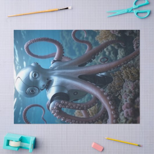 Cyber Octopus-tissuepapier Tissuepapier (Craft)
