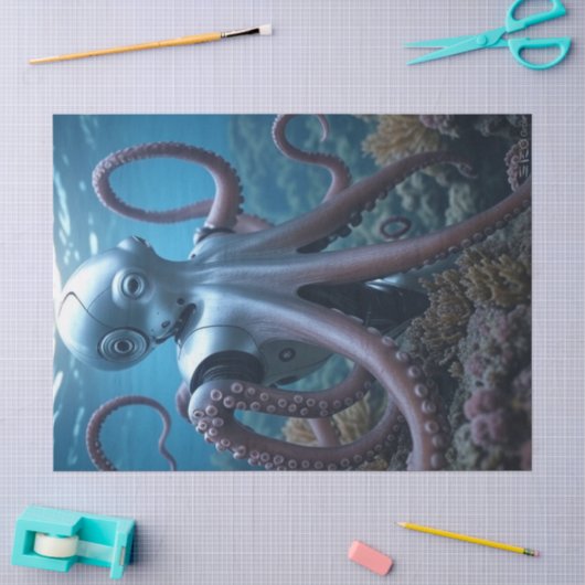 Cyber Octopus-tissuepapier Tissuepapier (Craft)